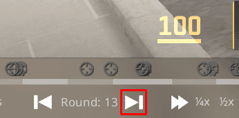 CS2 round skip button