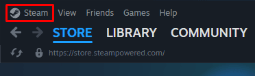 Talk guide Steam button