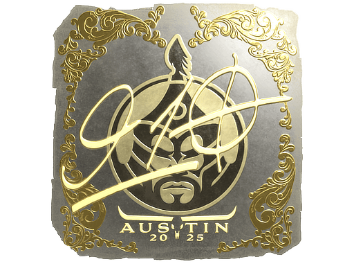 Gold Sticker - 910 (Gold) | Austin 2025