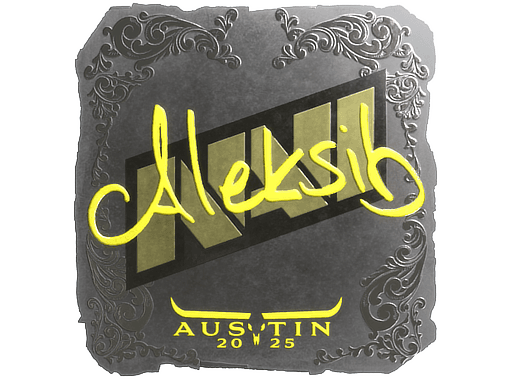 Foil Sticker - Aleksib (Foil) | Austin 2025