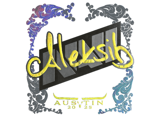 Holo Sticker - Aleksib (Holo) | Austin 2025