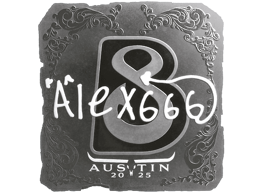 Foil Sticker - alex666 (Foil) | Austin 2025