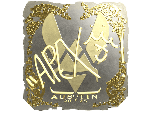 Gold Sticker - apEX (Gold) | Austin 2025