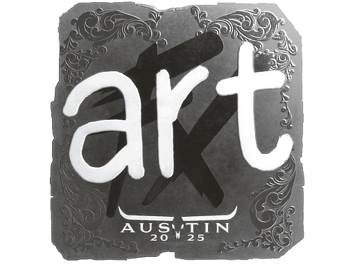 Foil Sticker - arT (Foil) | Austin 2025
