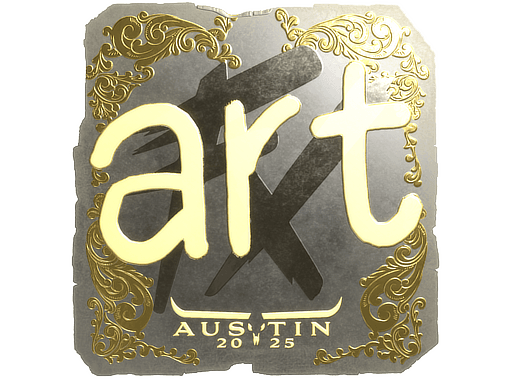 Gold Sticker - arT (Gold) | Austin 2025