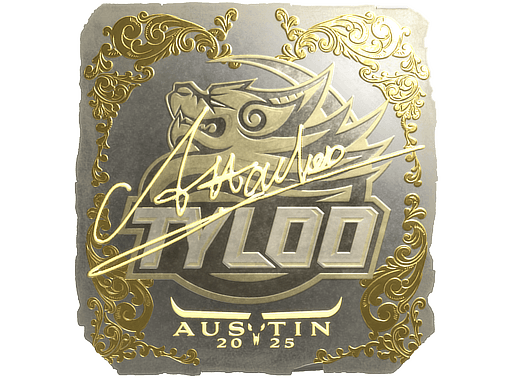 Gold Sticker - Attacker (Gold) | Austin 2025