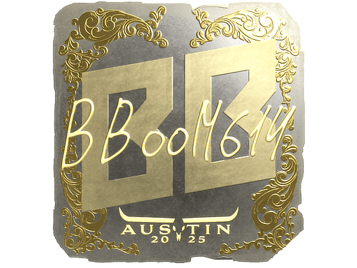 Gold Sticker - Boombl4 (Gold) | Austin 2025