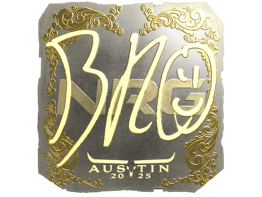 Gold Sticker - br0 (Gold) | Austin 2025