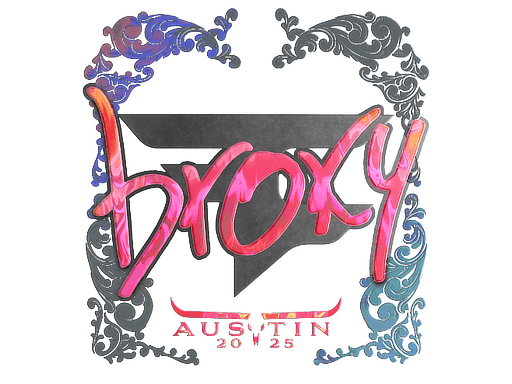 Holo Sticker - broky (Holo) | Austin 2025