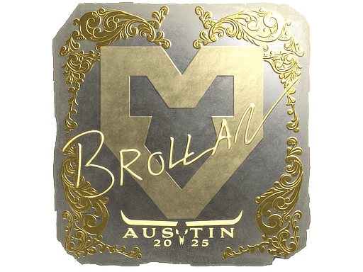 Gold Sticker - Brollan (Gold) | Austin 2025