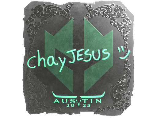 Foil Sticker - chayJESUS (Foil) | Austin 2025