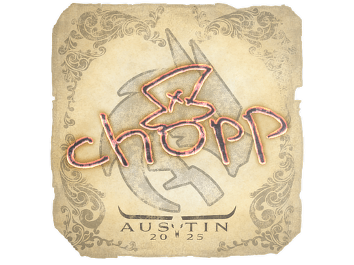 Sticker - chopper | Austin 2025