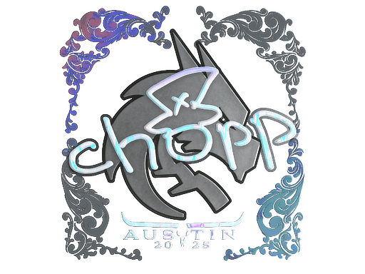 Holo Sticker - chopper (Holo) | Austin 2025