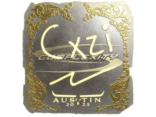 Gold Sticker - Cxzi (Gold) | Austin 2025