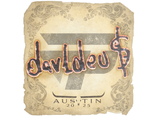 Sticker - dav1deuS | Austin 2025