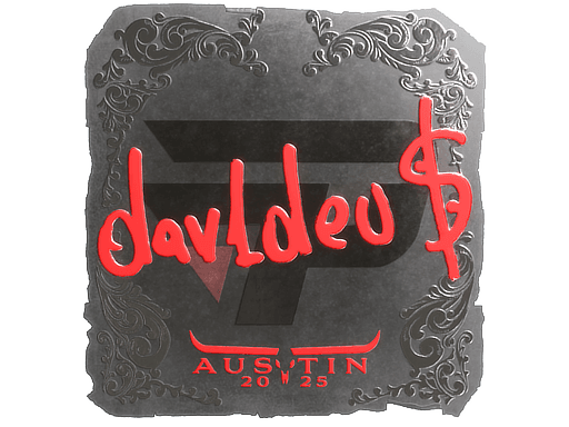 Foil Sticker - dav1deuS (Foil) | Austin 2025
