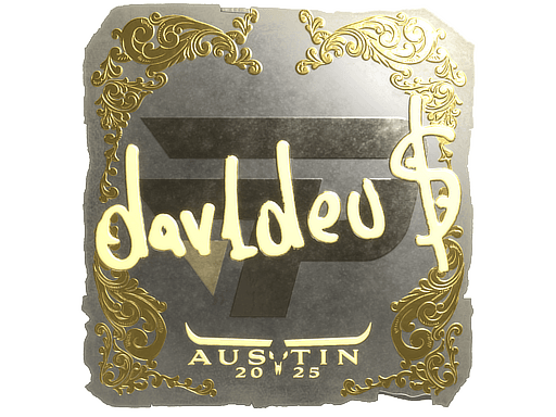 Gold Sticker - dav1deuS (Gold) | Austin 2025