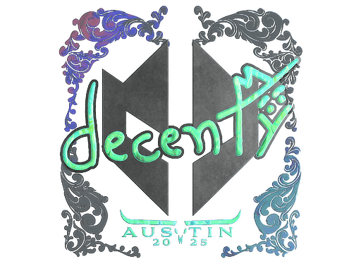 Holo Sticker - decenty (Holo) | Austin 2025