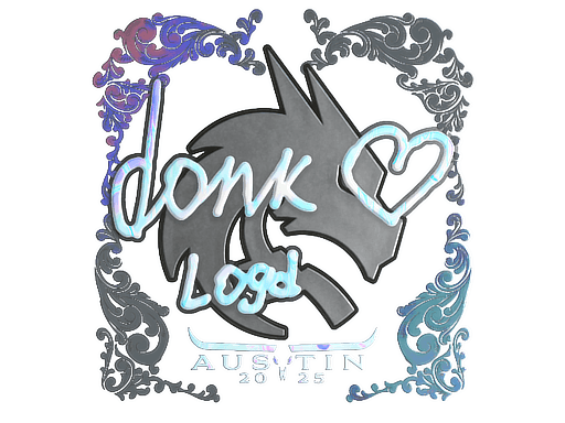 Holo Sticker - donk (Holo) | Austin 2025