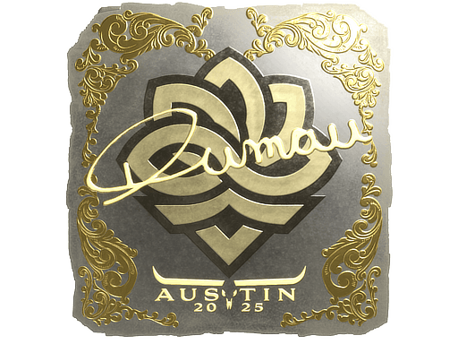 Gold Sticker - dumau (Gold) | Austin 2025