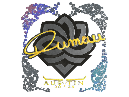 Holo Sticker - dumau (Holo) | Austin 2025