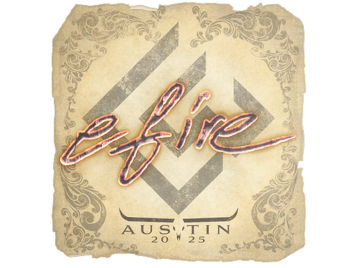 Sticker - efire | Austin 2025