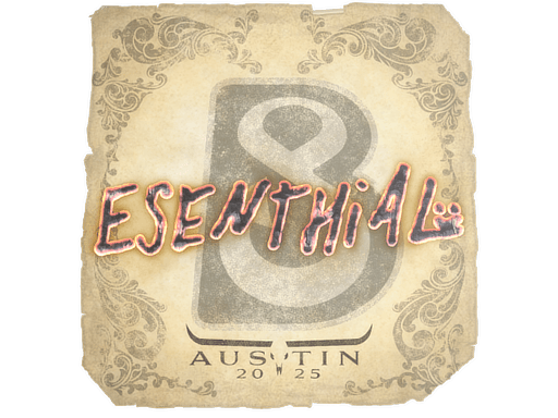 Sticker - esenthial | Austin 2025
