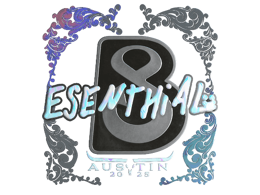 Holo Sticker - esenthial (Holo) | Austin 2025