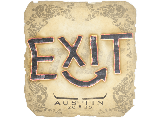 Sticker - exit | Austin 2025