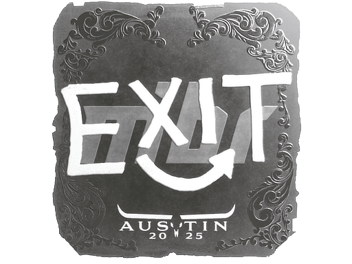 Foil Sticker - exit (Foil) | Austin 2025