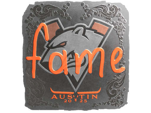 Foil Sticker - fame (Foil) | Austin 2025