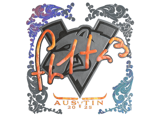 Holo Sticker - FL1T (Holo) | Austin 2025