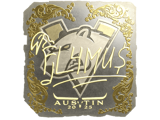 Gold Sticker - FL4MUS (Gold) | Austin 2025