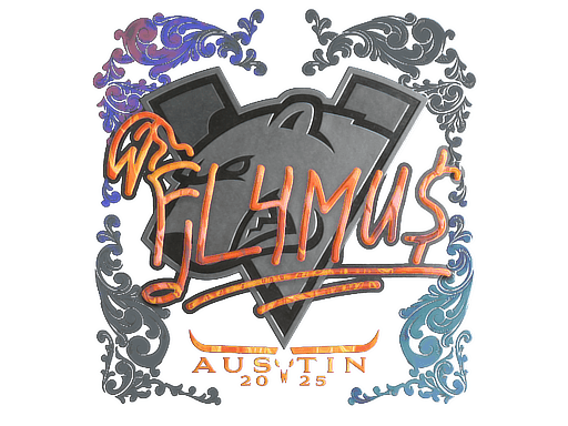 Holo Sticker - FL4MUS (Holo) | Austin 2025