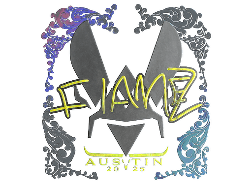 Holo Sticker - FlameZ (Holo) | Austin 2025