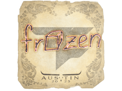 Sticker - frozen | Austin 2025
