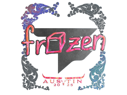 Holo Sticker - frozen (Holo) | Austin 2025