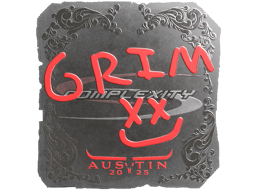 Foil Sticker - Grim (Foil) | Austin 2025