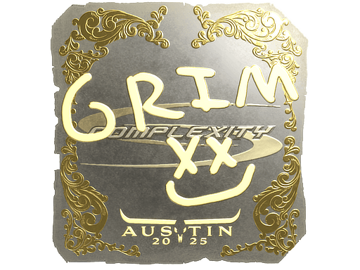 Gold Sticker - Grim (Gold) | Austin 2025