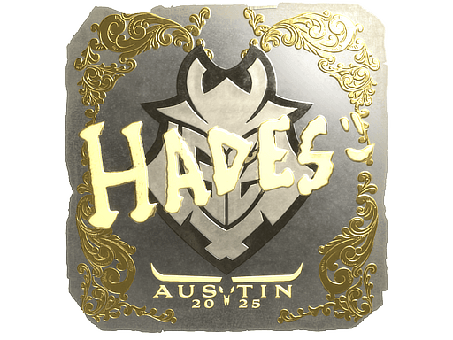 Gold Sticker - hades (Gold) | Austin 2025