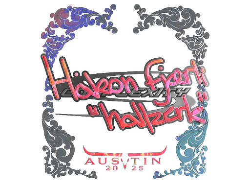 Holo Sticker - hallzerk (Holo) | Austin 2025