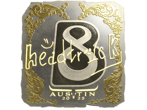 Gold Sticker - headtr1ck (Gold) | Austin 2025