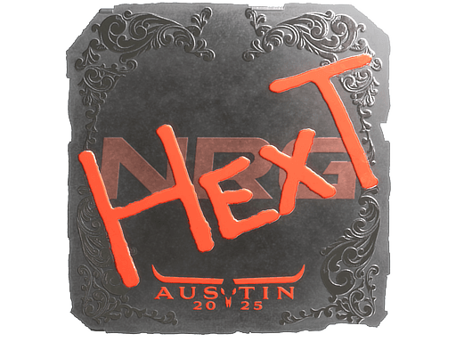 Foil Sticker - HexT (Foil) | Austin 2025