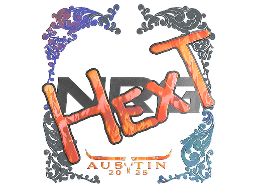 Holo Sticker - HexT (Holo) | Austin 2025