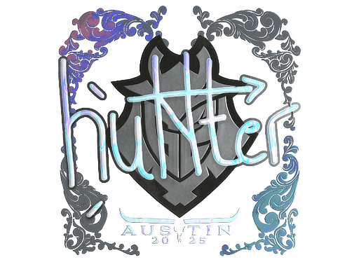 Holo Sticker - huNter- (Holo) | Austin 2025