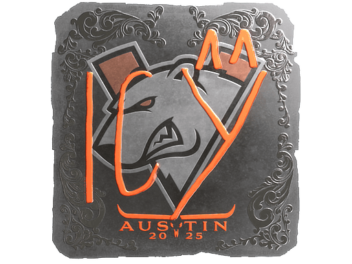 Foil Sticker - ICY (Foil) | Austin 2025