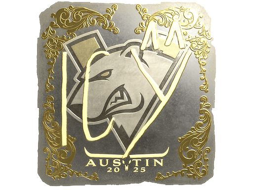 Gold Sticker - ICY (Gold) | Austin 2025