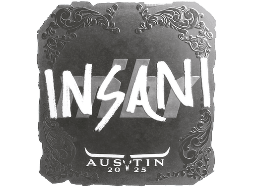 Foil Sticker - insani (Foil) | Austin 2025