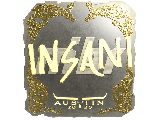 Gold Sticker - insani (Gold) | Austin 2025