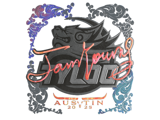 Holo Sticker - JamYoung (Holo) | Austin 2025